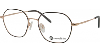 meineBrille 04-30000-01 Schwarz Kupfergold