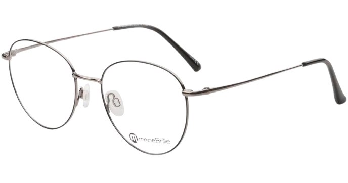 meineBrille 04-96090-01, SchwarzGun Glänzend