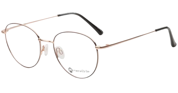 meineBrille 04-96090-02, Braun MattGold Glänzend