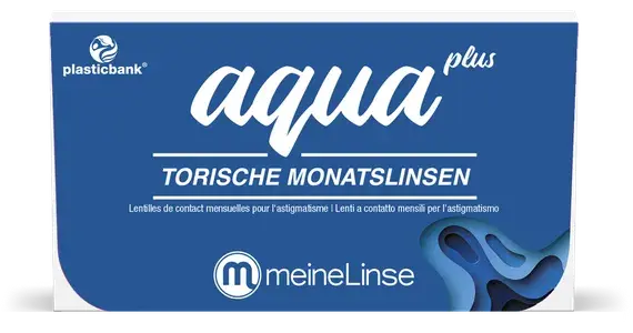 meineLinse aqua plus torische Monatslinsen 3er